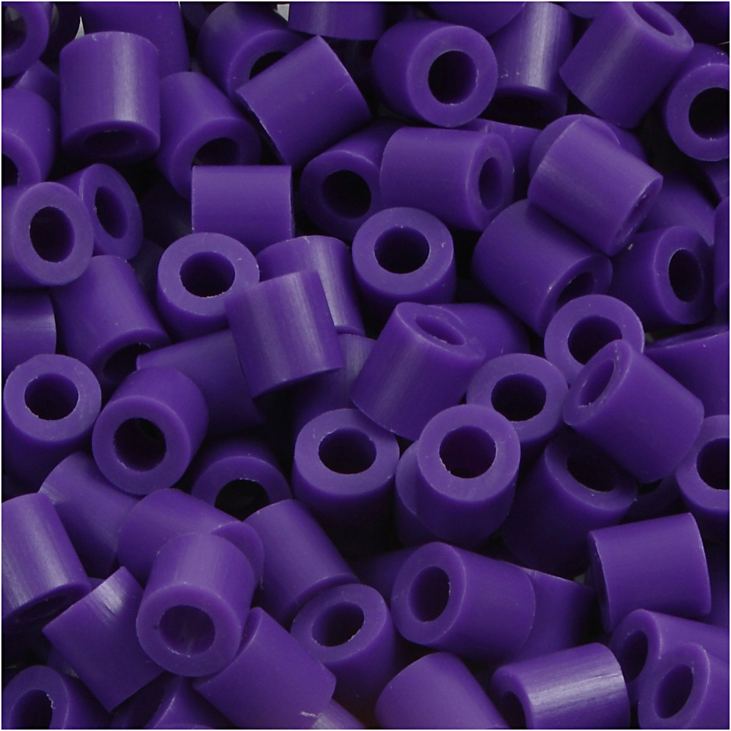 HOB-75508 PhotoPearls 1100pcs 8 size 5x5 mm hole size 2,5 mm ash-coloured